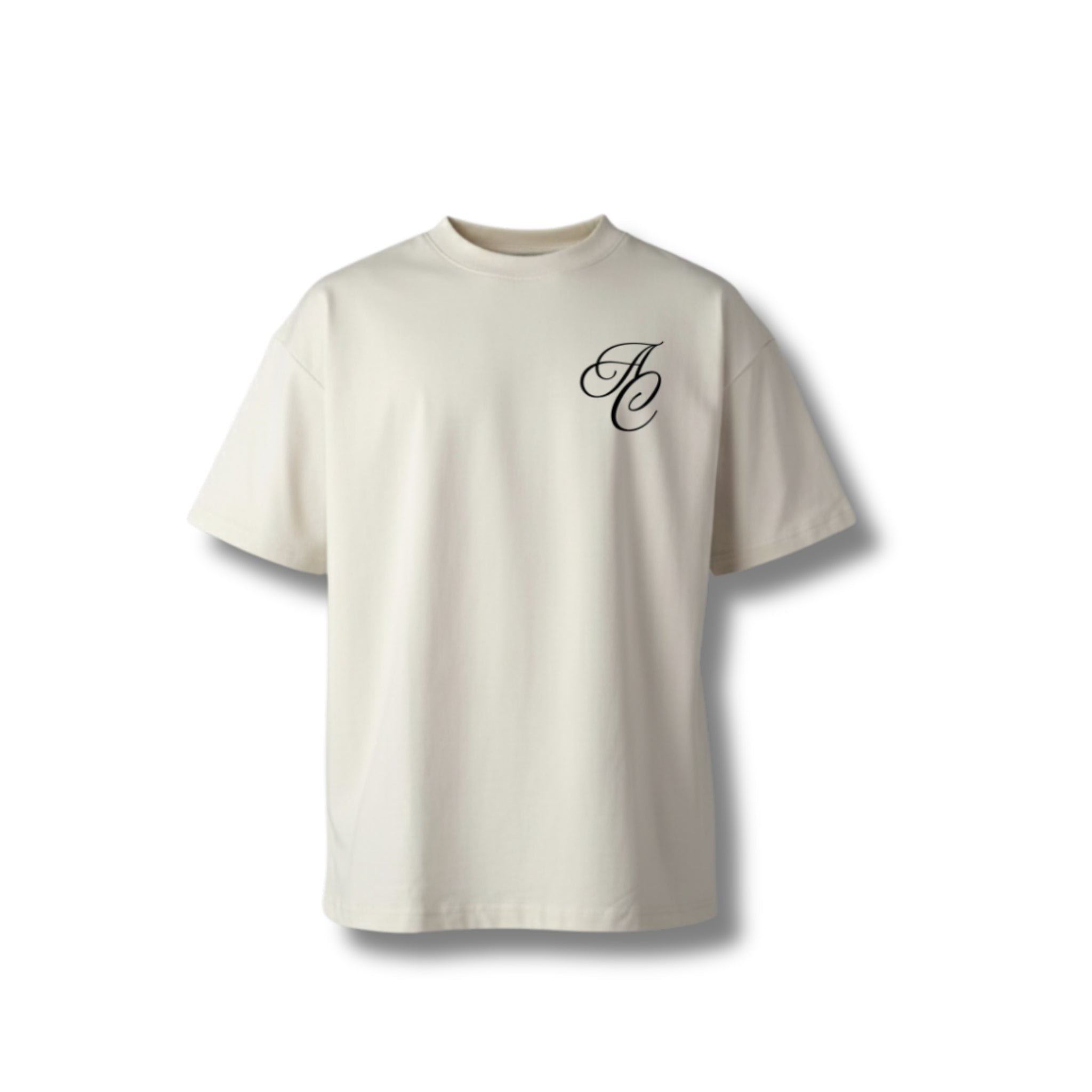 PLAYERA SEMIOVERSIZE TEE OFF WHITE 305 GR DROP 001