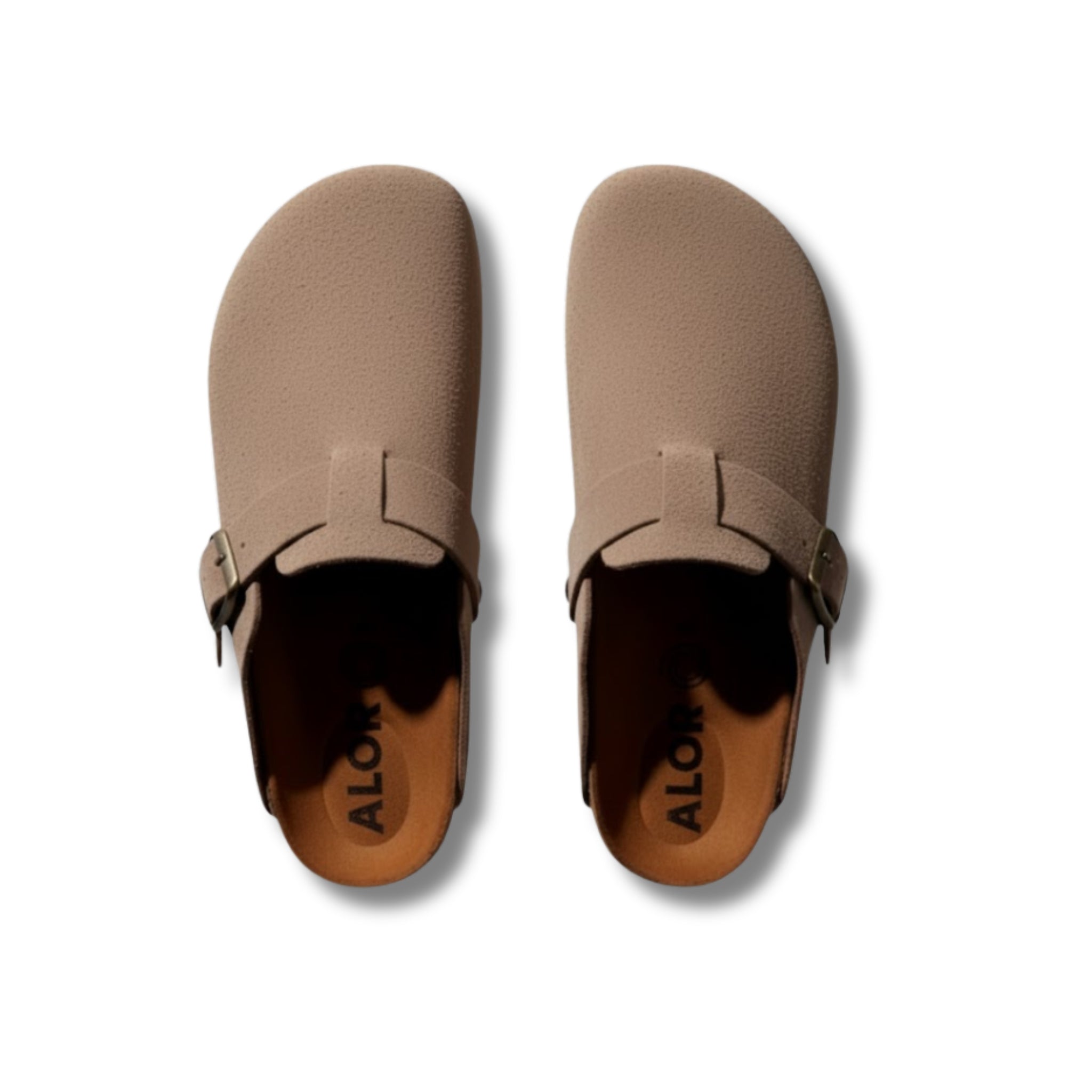 ZAPATOS ZUECOS SUEDE GAMUZA BEIGE